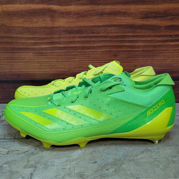 Adidas Adizero Electric Snack Attack Men\'s 13 Lemon Lime Football Cleats IE4407 main image 5